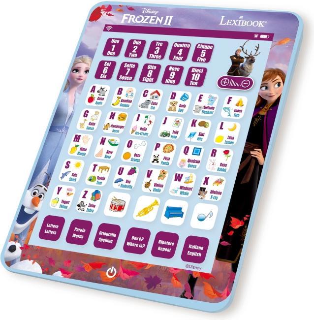 Actual product image Lexibook Disney Frozen Bilingual Learning Tablet Italian/English (English, Italian)