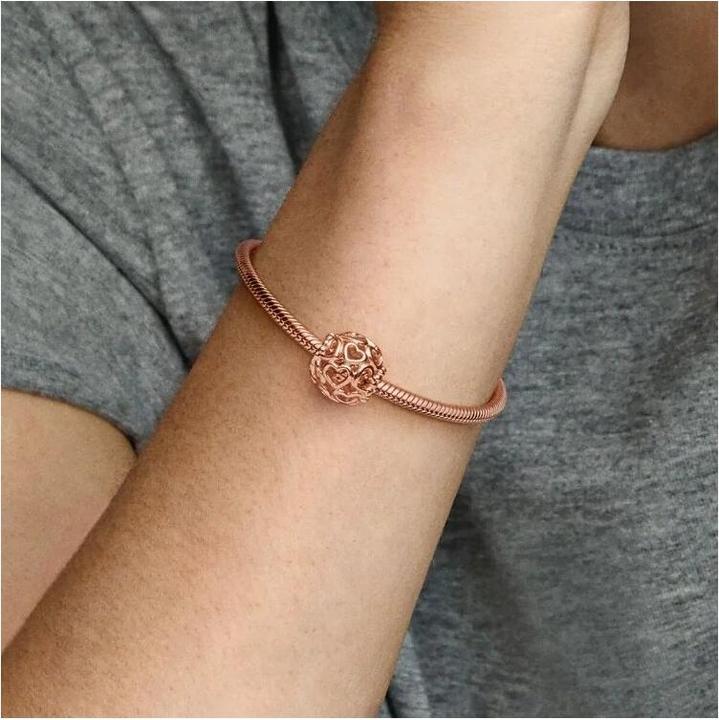 Image du produit Pandora Strudel au coeur (Argent)