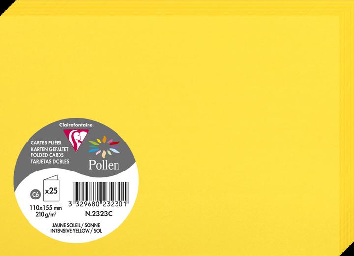 Image du produit Pollen Carte pliée (210 g/m², 25 x, 110 x 155 mm)