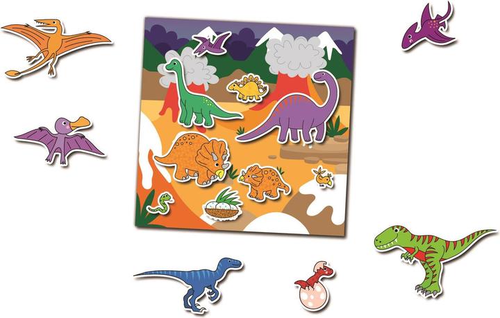 Produktbild Tinka Magic Galt - Reusable Sticker Book - Dinosaurs (55-1005101)