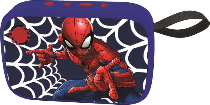 Actual product image Lexibook Spider-Man Bluetooth portable radio speaker with fabric finish