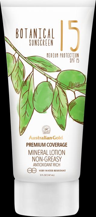 Produktbild Australian Gold Botanical Sunscreen Lotion SPF 15 147 ml (Sonnenlotion, SPF 15, 147 ml)