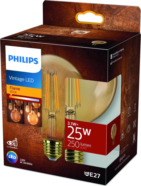 Produktbild Philips Amber (E27, 3.10 W, 250 lm, 1 x, F)
