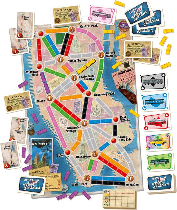 Actual product image Enigma Ticket to Ride - New York (English) (English)