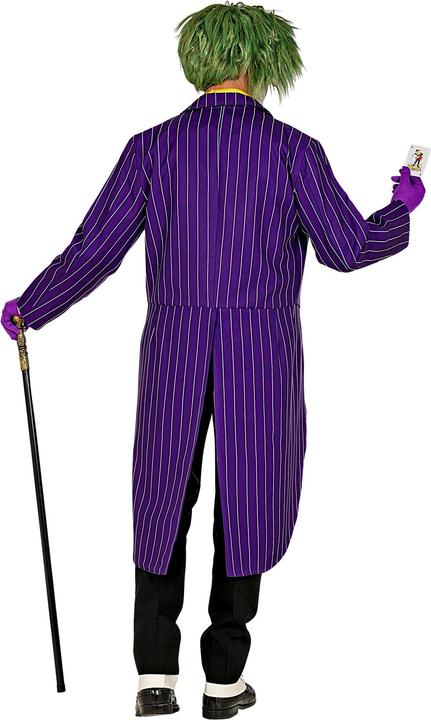 Actual product image Widmann Evil Joker clown tailcoat with sewn-in waistcoat and shirt (L)