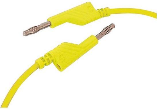 Produktbild Hirschmann MESSLEITUNG 4mm 50cm / GELB (MLN-SIL / 1)