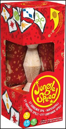 Actual product image Enigma Jungle Speed - Boardgame (Nordic) (JSBERT02S) (Swedish, Norwegian, Finnish, German)