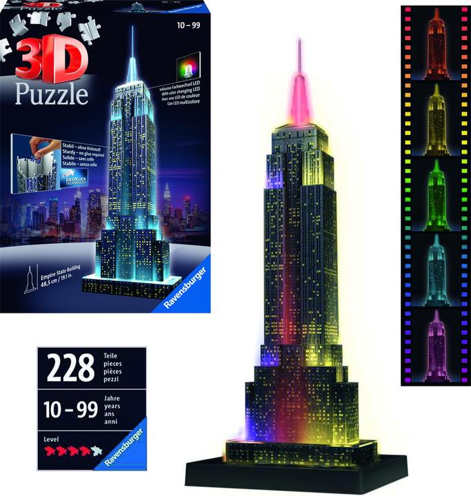 Image du produit Ravensburger L'Empire State Building la nuit (216 pièces)