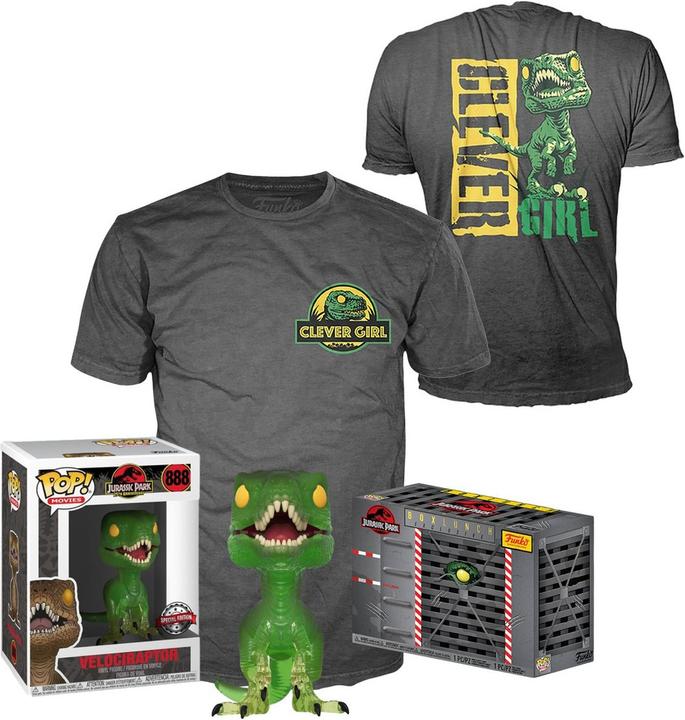 Image du produit Proxy Funko POP! & Tee - Jurassic Park - Velociraptor Size L