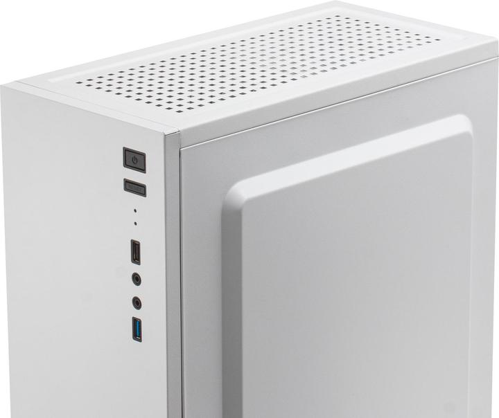 Produktbild Mars Gaming Boitier Moyen Tour Atx Mc100 RGB Avec Panneau Vitré (Blanc) (Mini-ITX, ATX)