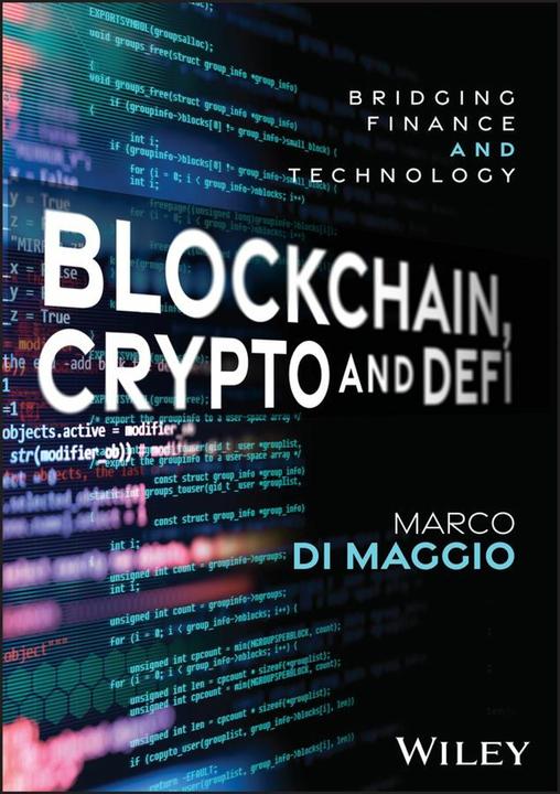 Immagine prodotto Blockchain, Crypto and DeFi (Inglese, Marco Di Maggio, 2024)