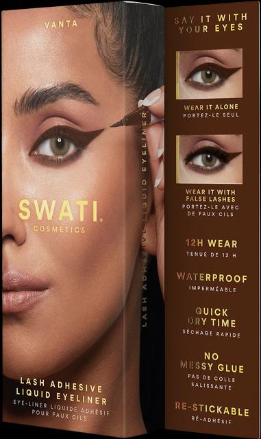 Image du produit Swati VANTA Lash Adhesive Eyeliner liquide brun (Marron)