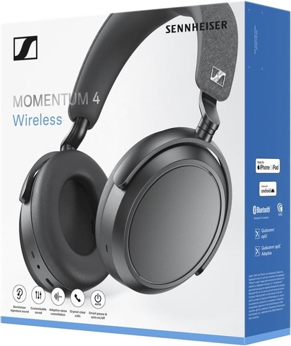 Produktbild Sennheiser Momentum 4 Wireless (ANC, 60 h, Kabellos, Kabelgebunden)