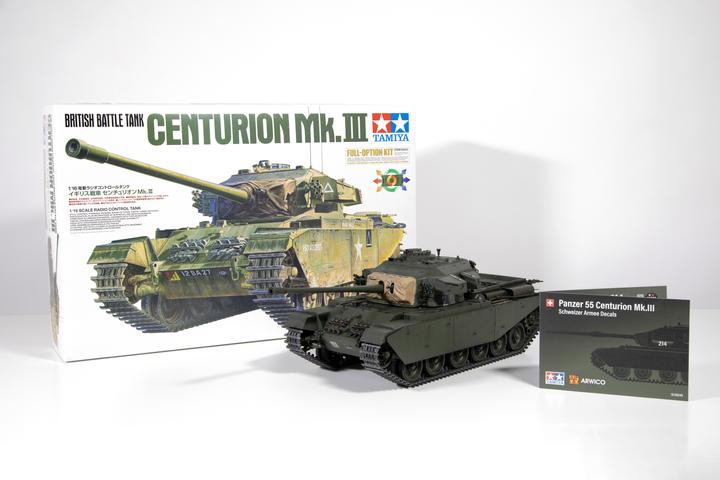 Actual product image Tamiya British Battle Tank Centurion MKIII (Kit)