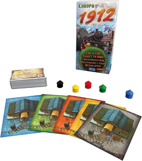 Actual product image Asmodée Ticket To Ride - Europe 1912 Expansion Pack (DOW720111)