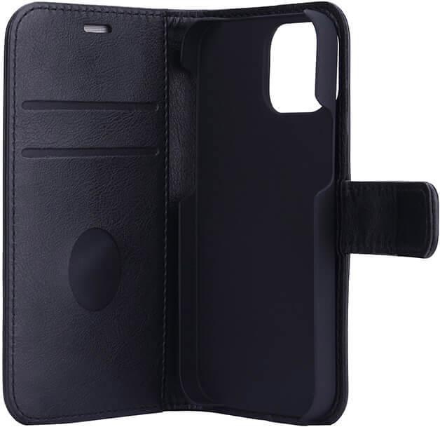 Actual product image Radicover Radiationprotected Mobilewallet iPhone - iPhone 13 Mini Flipcover Black (Apple iPhone 13 mini)