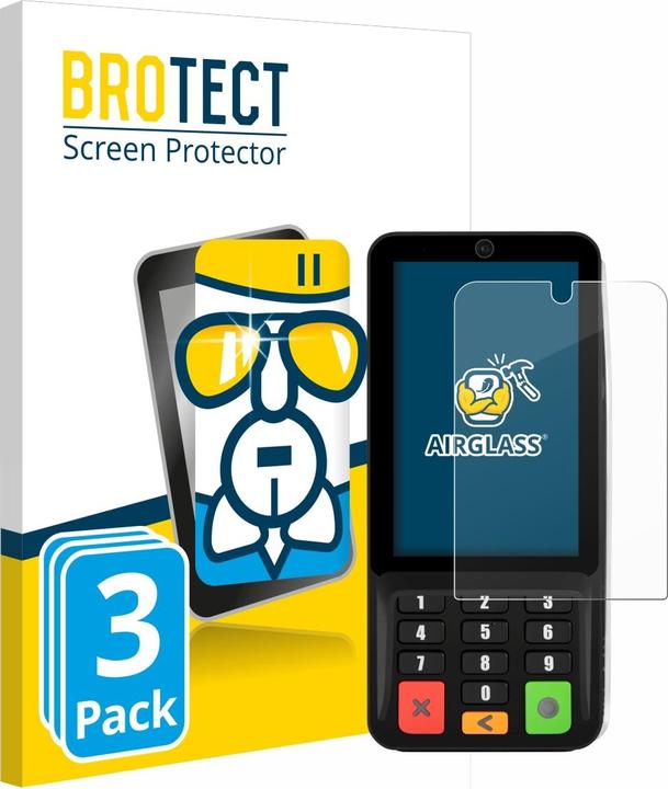 Actual product image BROTECT AirGlass Premium (3 Piece, Oppo A35)