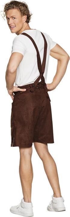 Immagine prodotto Boland Pantaloni tradizionali in tessuto Oktoberfest corti con bretelle per uomo (L, XL)
