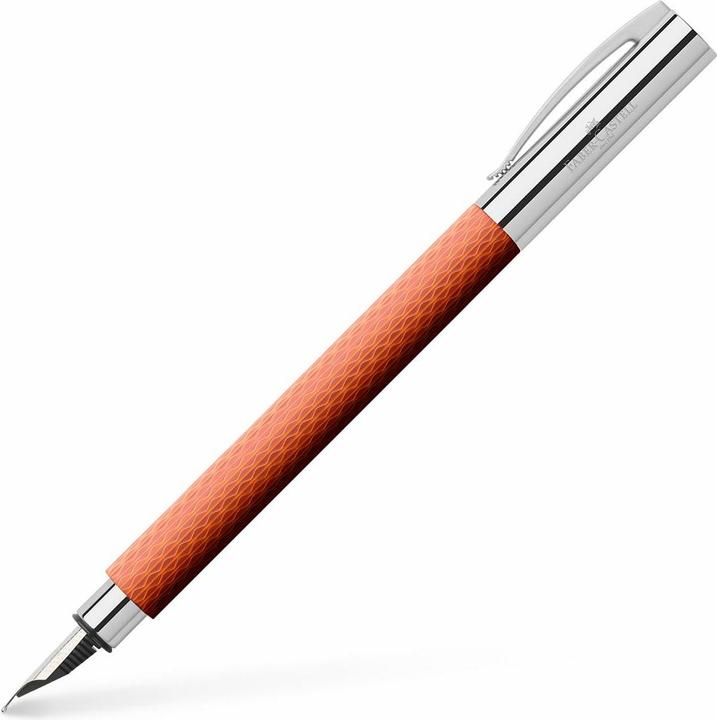 Actual product image Faber-Castell Stilografica Ambition OpArt Autunno EF (Shades of red)