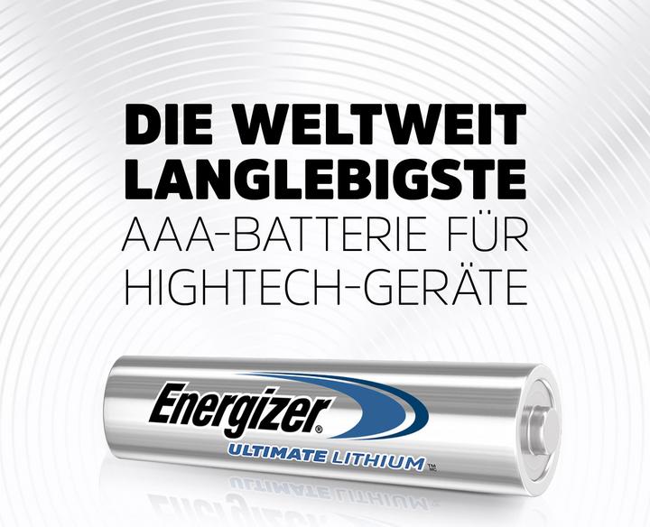 Actual product image Energizer Ultimate Lithium Micro (10 pcs., AAA, 1250 mAh)