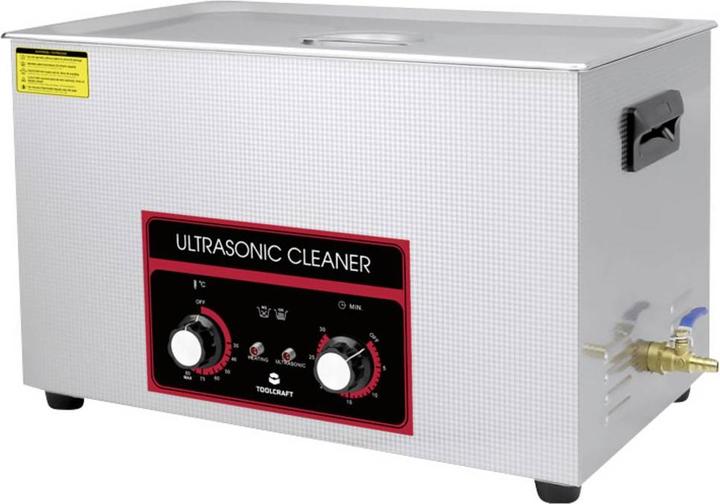 Actual product image Toolcraft USC-3000 Ultraschallreiniger Bürobedarf, Schmuck, Werkstatt 600 W 30 l (40 kHz, 30000 ml)