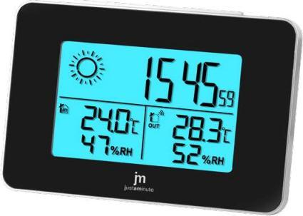 Immagine prodotto LoWell Justaminute JD9527 stazione meteorologica digitale Nero, Grigio Batteria