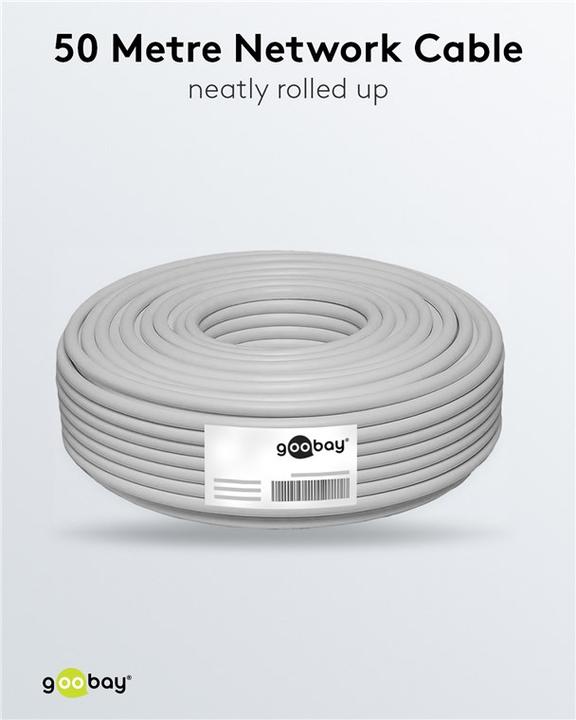 Productafbeelding Goobay Netwerkkabel CAT 6a S/FTP 4 x (S/FTP, CAT6, 50 m)