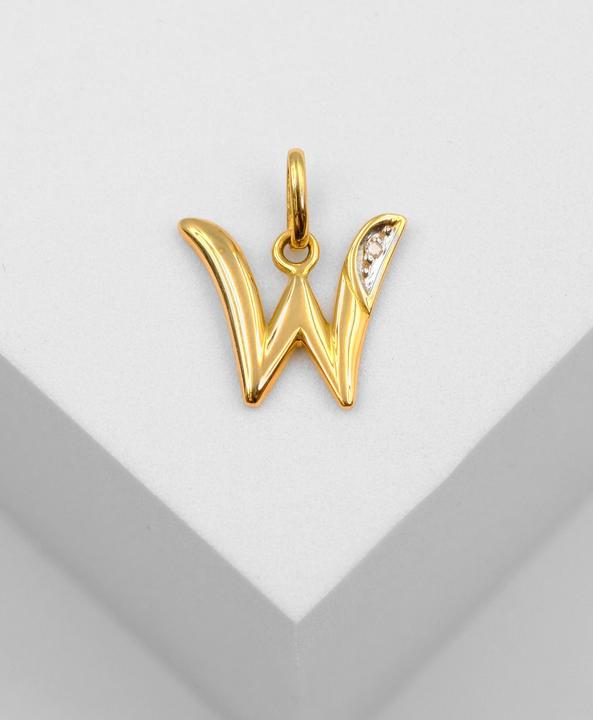Produktbild Muau Buchstabe (750/18 K Gelbgold)