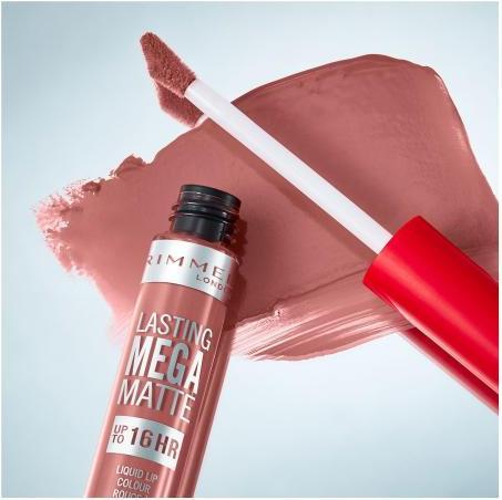 Actual product image Rimmel London Lasting Mega Matte Liquid Lip Colour (Strapless)