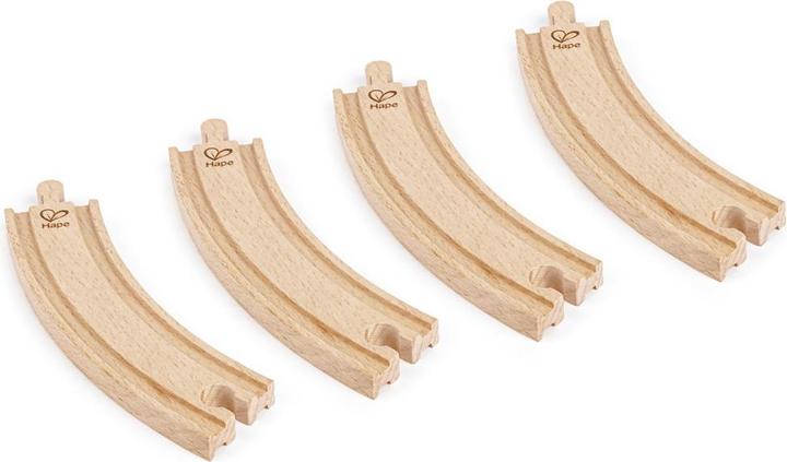 Image du produit Hape Longs rails courbes (4 pièces)