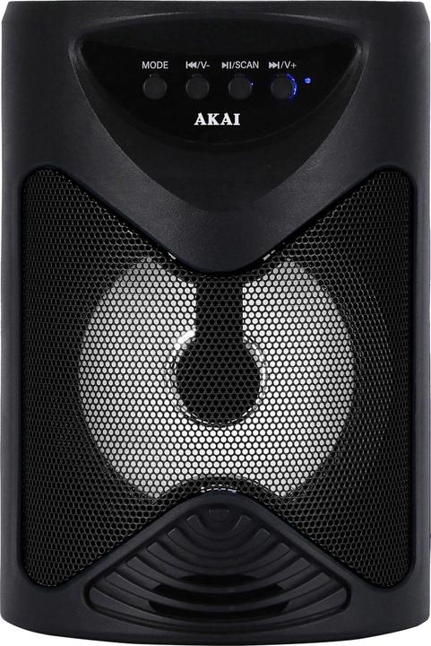 Akai Professional ABTS-704 speaker black (1.50 h, Rechargeable battery operated)