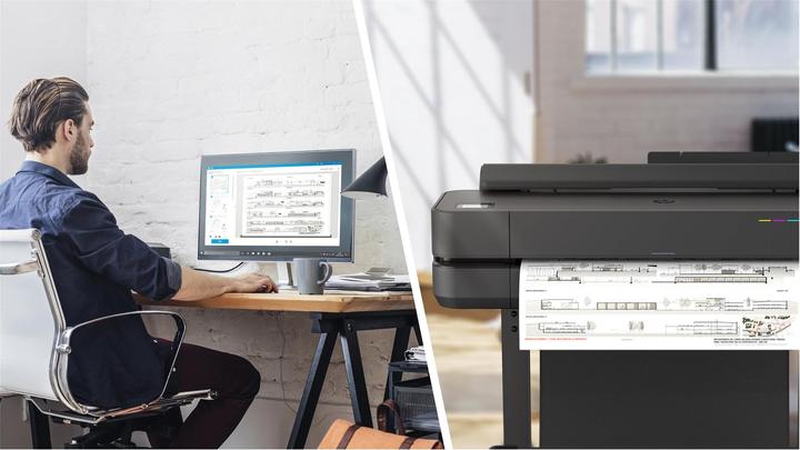 Image du produit HP T650, 24" DesignJet (Encre, Couleur)
