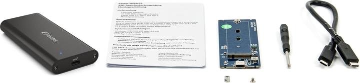 Productafbeelding Fantec NVMe31 SSD-behuizing USB 3.1 (M.2 2280)