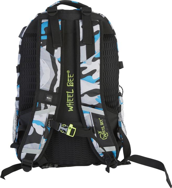 Immagine prodotto Wheel Bee Zaino Gen. Z Blue Generation Z Camouflage Blue, 46x32x20 cm, B. 2xCR2032 incl.