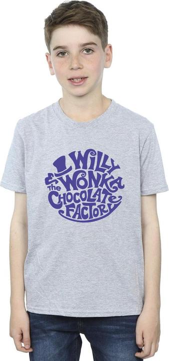 Produktbild Willy Wonka & the Chocolate Factory Typed Logo TShirt Jungen (152, 158)