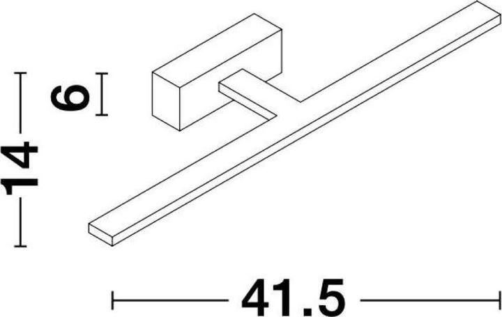 Produktbild Nova Luce Mondrian LED Wandleuchte (913 lm)