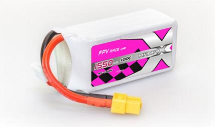 Produktbild ManiaX 100C FPV eXtreme 14.8V 1550mAh 100C XT60 (14.80 V, 1550 mAh)