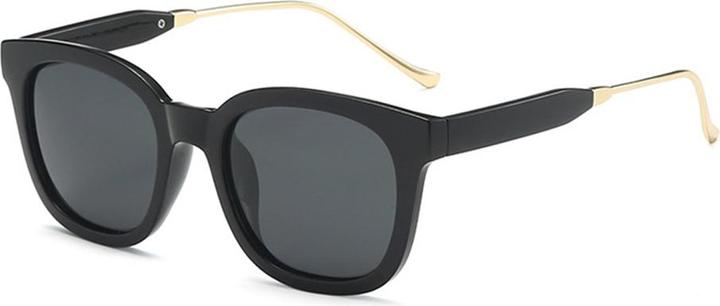 Techsuit - Sunglasses Polarised (2050) - for Women with UV Protection, Metal and PC - Bright Black