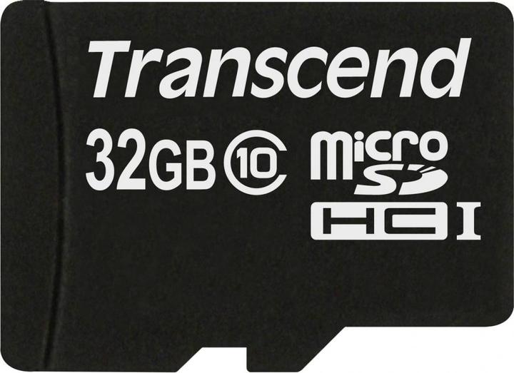 Actual product image Transcend microSDHC card (32 GB, microSDHC, U1, UHS-I)