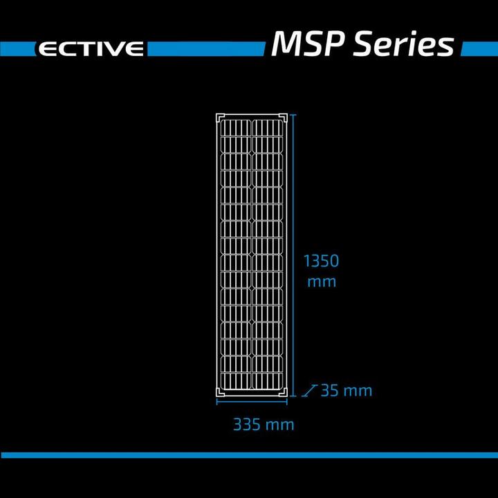Produktbild Ective Solarpanel (90 W, 5 kg)