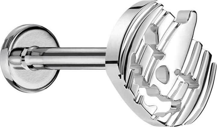 Produktbild Star Piercing Micro Labret-Stab silber mit 0.8 mm Innengewinde (Titan G23)