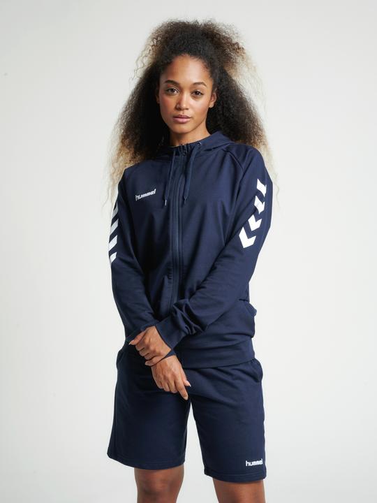 Actual product image hummel Go Cotton Zip Hoodie Woman (XS)