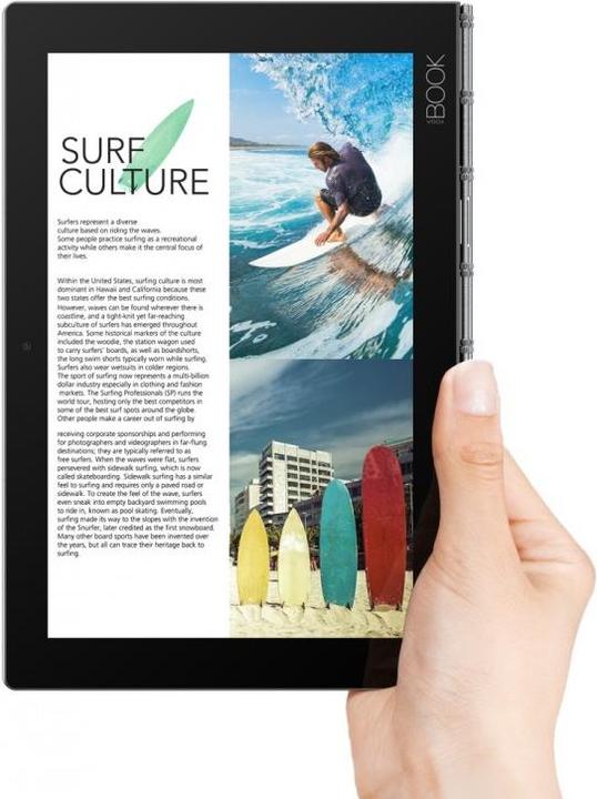 Immagine prodotto Lenovo Libro YOGA - IT (4G, 10.10", 64 GB, Grigio canna di fucile)