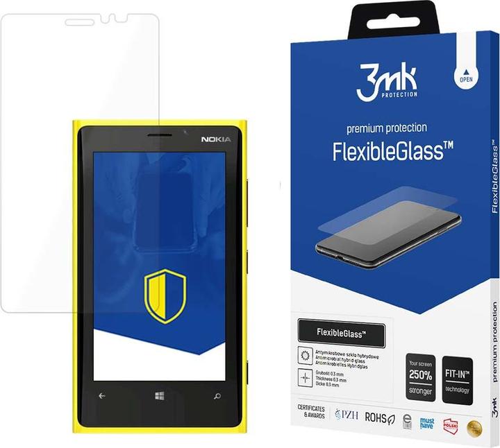 Produktbild 3MK Nokia Lumia 920 Glas – FlexibleGlass™ (1 Stück, Nokia Lumia 920)