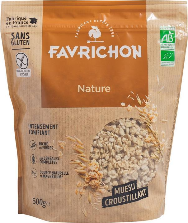 Image du produit J.Favrichon Muesli croustillant nature (500 g)