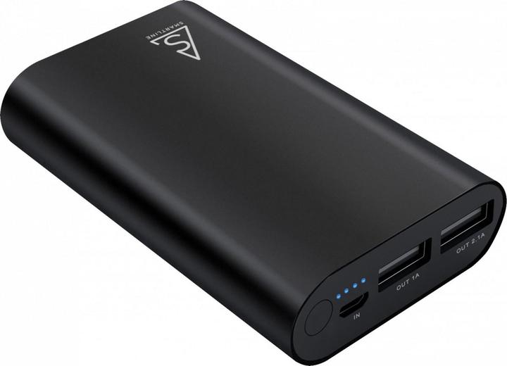 Holdit Powerbank Smartline 7500 mAh Juodas (613373) (7500 mAh, 27.75 Wh)