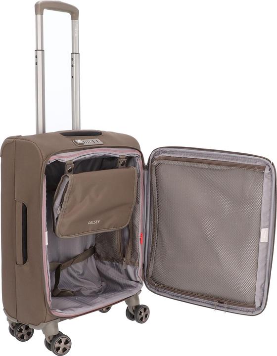 Produktbild Delsey Helium DLX Slim -matkalaukku, mokka (40 l, Handgepäck (bis 50l))