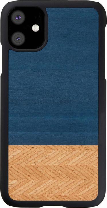Actual product image Man.Wand &WOOD SmartPhone case iPhone 11 denim juodas (Apple iPhone 11)