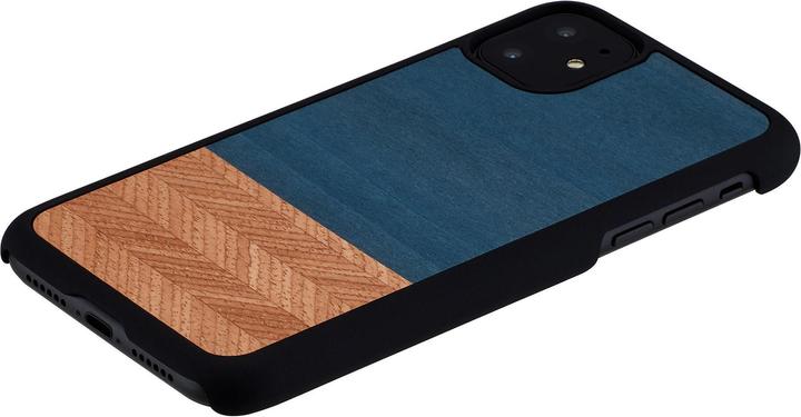 Actual product image Man.Wand &WOOD SmartPhone case iPhone 11 denim juodas (Apple iPhone 11)