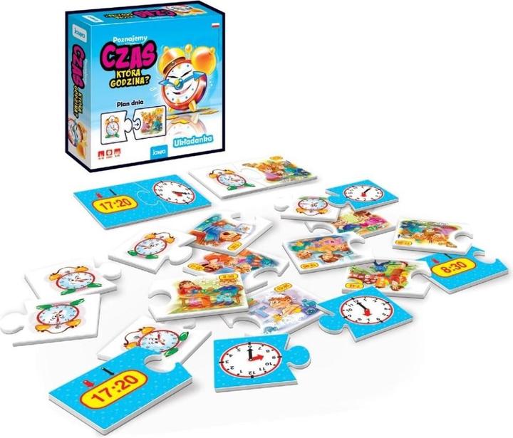 Produktbild Jawa Poznajemy CZAS - układanka 02967 (24 Teile)